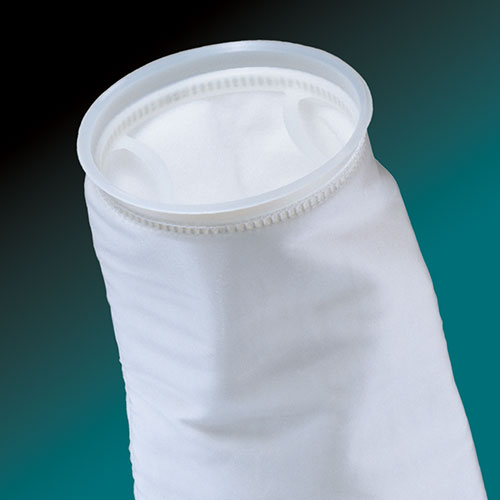 Microfiber Filter Bags, Microfiber Polypropylene, 25 micron, Size 2, Steel Ring Galvanized Zinc Coated, Sewn product photo